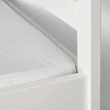 La Bebe™ I-Soft Sheet Art.501.139.38 White  fitted sheet 120x60 cm