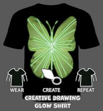 Splat Planet T-Shirt Butterfly Art.SPG0041 Детская футболка (светится в темноте)
