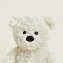 Warmies - Cream Curly Bear (regular size)