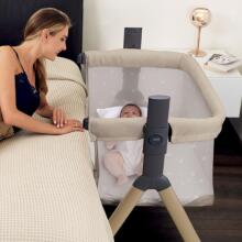Cam Sempreconte Art.920-T171 Beige Crib for a comfortable co-sleeping 2-in-1