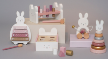 JaBaDaBaDo Hammerpeg Bunny Art.C2535  Koka rotaļa ar āmuru