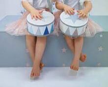JaBaDaBaDo Drum Art.M14087 Pink Musical wooden drum