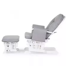 Mendler Relaxing Rocking Chair Art.HWC-C76 Velvet Grey  Šūpuļkrēsls