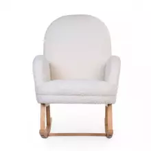 Childhome Rocking Chair Art.BB65182 Teddy Of White Šūpuļkrēsls barošanai