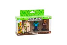 MINECRAFT 3D Pencil Toppers figures 3-pack