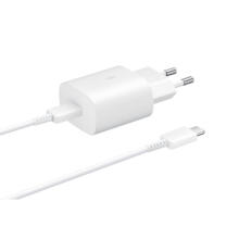 Samsung EP-TA800XWEGWW lādētājs ar USB-C kabeli / 3A / 25W / balts