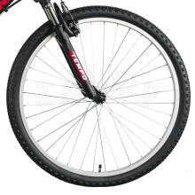 Pusaudžu velosipēds Champions 24 Tempo (TMP.2401) melns/sarkans