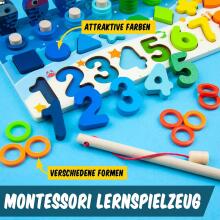 Faerly® Montessori Toy Magnetic Fishing Game  Art.241379 Koka puzle Montessori