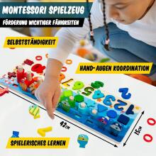 Faerly® Montessori Toy Magnetic Fishing Game  Art.241379 Koka puzle Montessori