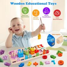 Plunack Montessori Wooden Art.241381  Деревянный пазл Монтессори
