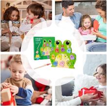 Generisch Magnetic Fishing Games Frog Art.241387 Koka puzle ar magnētiem Vardīte