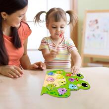Generisch Magnetic Fishing Games Frog Art.241387 Koka puzle ar magnētiem Vardīte