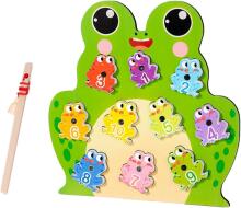 Generisch Magnetic Fishing Games Frog Art.241387 Koka puzle ar magnētiem Vardīte