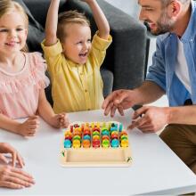 Riaisttd Fishing Wood Game Alphabet and Number Art.241388 Koka puzle ar magnētiem