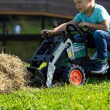 Falk pedaalidega traktor Farm Lander kopa ja käruga