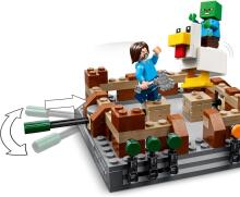 LEGO® Minecraft komplekts "Kaujas ringa pie Meža savrupmājas", Art. 21272