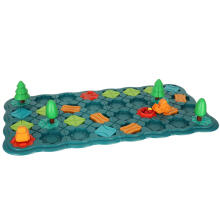 Ikonka Art.KX3225_1 Puzzle galda spēle labirints šķēršļu josla 56 el.