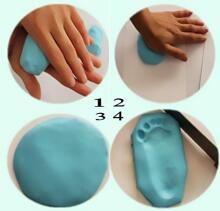 JZK Art for Baby Art.241852  Hand and Foot print