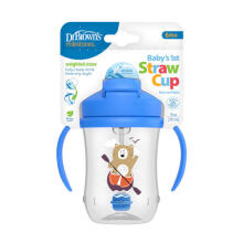 TC91012 CUP FIRST STRAW 270 ML BLUE BEAR 6+