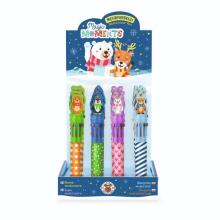 Magic Moments SF - Multi-colour pen with topper. 4 assorted