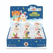 Magic Moments SF - Glitter snow globe. 4 assorted