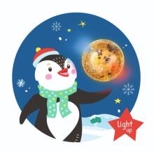 Magic Moments SF - Bouncing ball XXL with light. Ø 6.5cm. 3 assorted