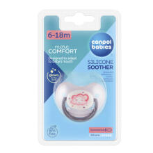Canpol Babies Night Dreams Art. 22/501_new silicone orthodontic pacifier , 6–18 months,