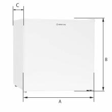 Manta MM515PWH Fridge 46L White