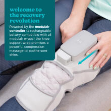 Homedics SR-CMXK10HBND Modulair Compression System Knee Wrap + Controller