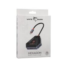 Sbox Hexagon 6 IN 1 Type-C HUB
