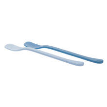 A0691 SET OF FLAT SPOONS 2PCS BLUE