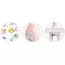 Ricokids Musical Mobile Art.RK-813 Pink Musical carousel with projector
