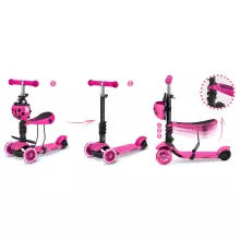 Ricokids Buggy Art.243744 Pink  Three-wheeled scooter