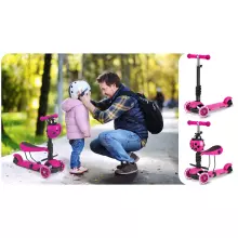 Ricokids Buggy Art.243744 Pink  Three-wheeled scooter