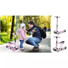 Ricokids Cubi Art.243745 Pink Three-wheeled scooter