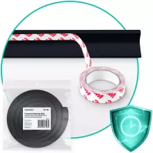 Ricokids Foam Tape Art.798701 Black Protection for sharp corners