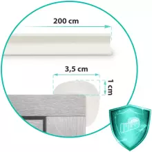 Ricokids Foam Tape Art.798700 White  Protection for sharp corners