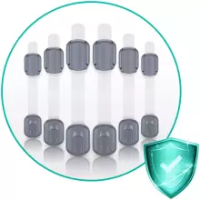 Ricokids Strap Lock Art.798101 Drawer/refrigerator protection,6 psc