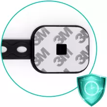 Ricokids Strap Lock Art.7798202 Black  Drawer/refrigerator protection,6 psc