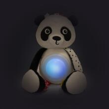 CANPOL 68/101 Plush Panda with a music box pendant and a BabiesBoo lamp