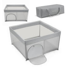 KINDERKRAFT Playpen ZIKI grey