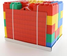 Cavallino XXL Building Blocks House Art.244001  Constructor - Big Cubes House (134 pcs)