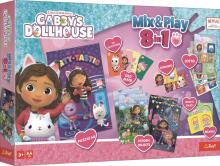 TREFL GABBY´S DOLLHOUSE 8in1 Mix&Play galda spēļu komplekts
