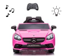 MILLY MALLY 5911 Mercedes Benz SLC rozā akumulatora darbināms braucamlīdzeklis