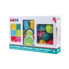 LUDI sensorais spēles komplekts, kubi/bumbiņas