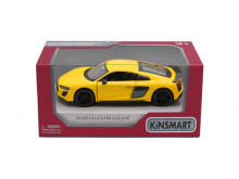 KiNSMART automašīna, 2020 Audi R8 Coupé, dzeltena