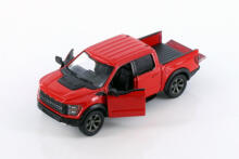 KiNSMART automašīna, 2022 Ford F-150 Raptor, sarkana