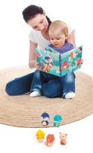 LUDI книжка для купания с пальчиковой игрушкой