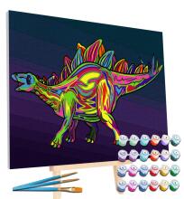 Раскраска по номерам Splat Planet, СТЕГОЗАВР 30X40 см.