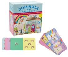 Spēle domino-puzle 2in1, Varavīksnes feja